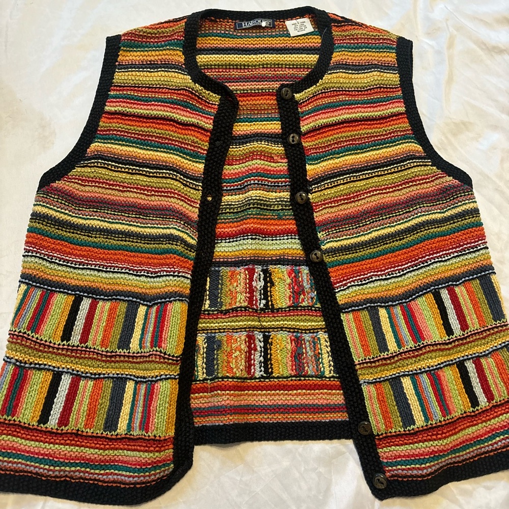 Harold's Multicolor Knit Vest